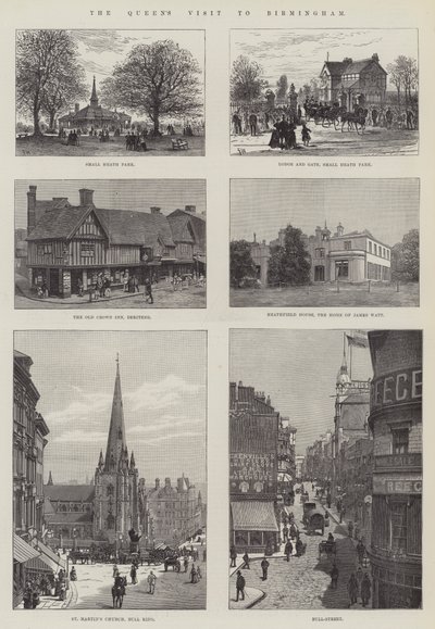 A királynő látogatása Birminghamben alkotó: Frank Watkins